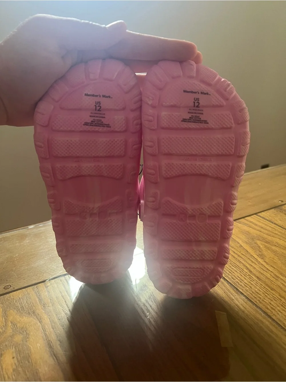 Toddler Girls UNICORN CLOG SHOES Water Friendly Size 12 Pink Back Strap Kids